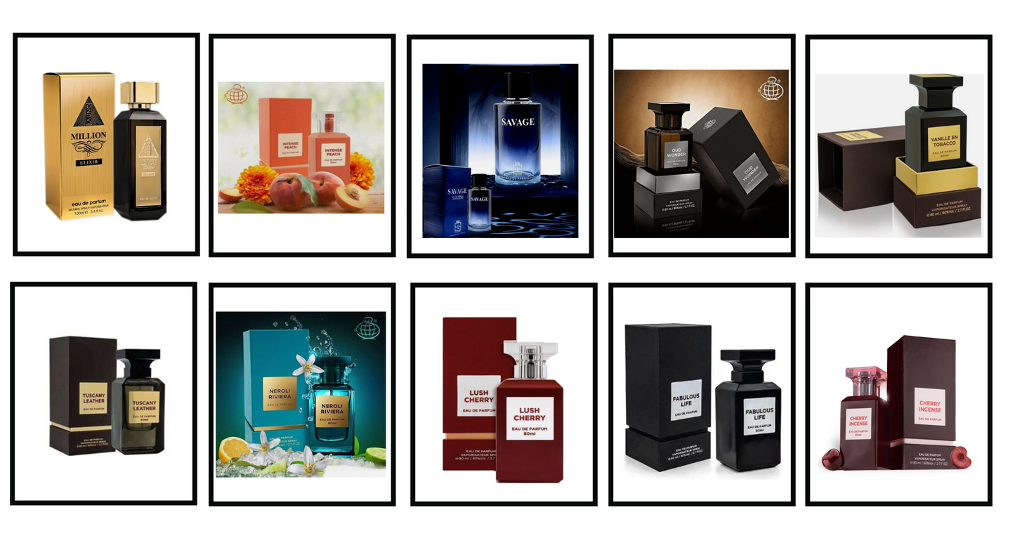 (4) DESIGNER INSPIRED PERFUMES