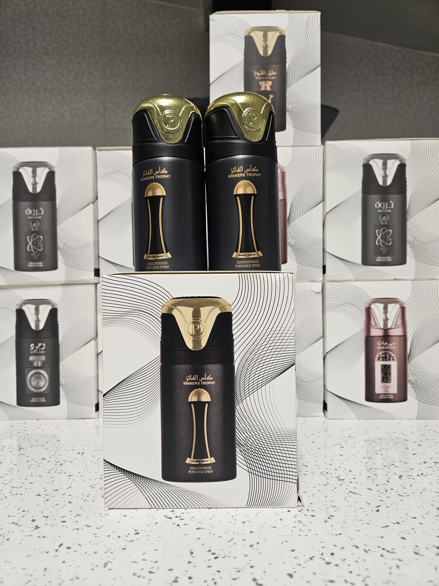 Winners Trophy Gold Deodorant Body Spray, 250ml Lattafa Perfumes for women and men