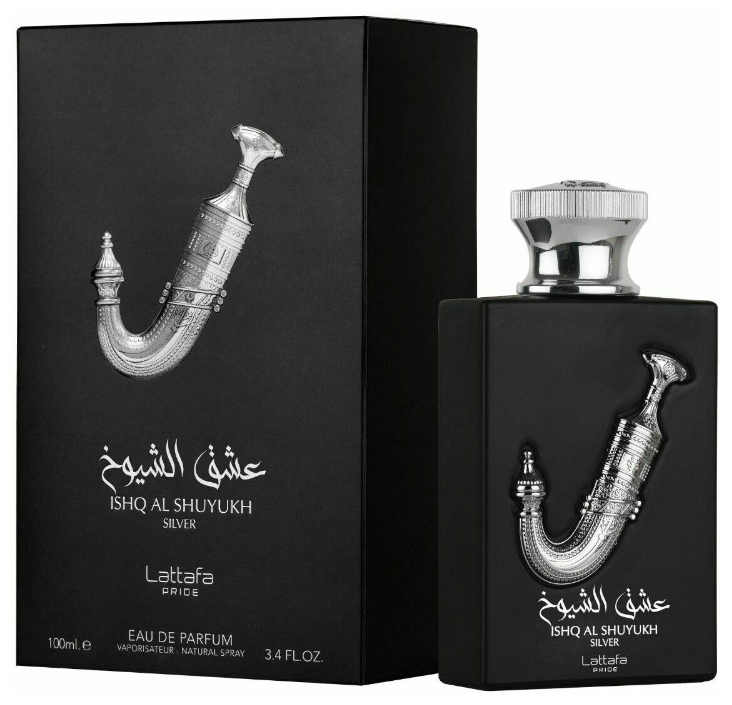 Ishq Al Shuyukh Gold and Silver Lattafa Perfumes for women and men