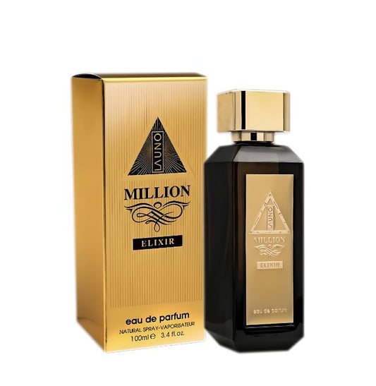 La Uno Million Elixir Eau De Parfum 100ml by Fragrance World is a captivating fragrance that redefines luxury and elegance. With a harmonious blend of notes, it creates an unforgettable olfactory experience.