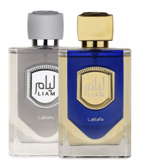 Liam & Liam Blue Shine by Lattafa Perfumes is a fragrance for women and men. Liam Blue Shine was launched in 2023. Top notes are Bergamot, Rosemary and Pepper; Sea Notes and Violet; Amber, Musk and Patchouli.