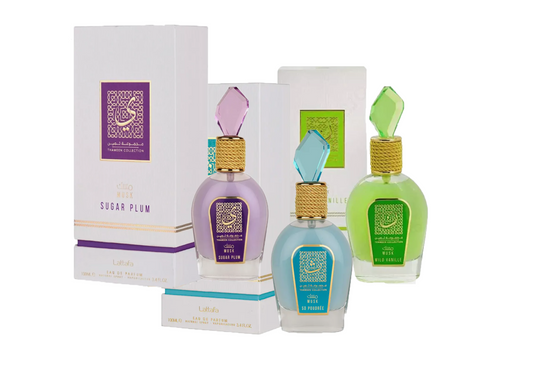 Thameen Collection, Musk So Poudree, Musk Sugar Plum and Musk Wild Vanille