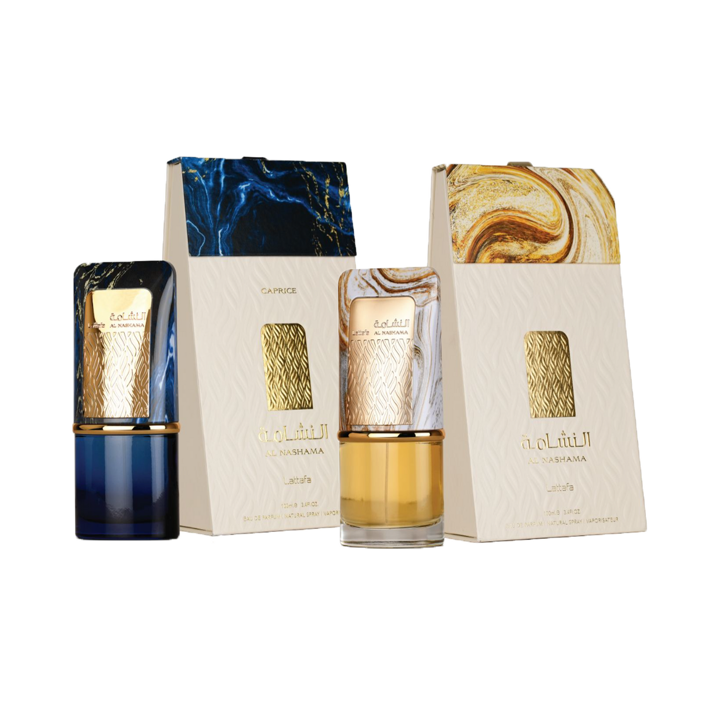 Al Nashama  and Al Nashama Caprice by Lattafa Perfumes is a fragrance for women and men.