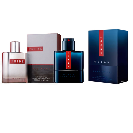 Pride Red Moon and Pride Marine Eau De Parfum by Fragrance World