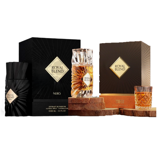 Royal Blend & Royal Blend Nero by Fragrance World is a Woody Aromatic fragrance for women and men.