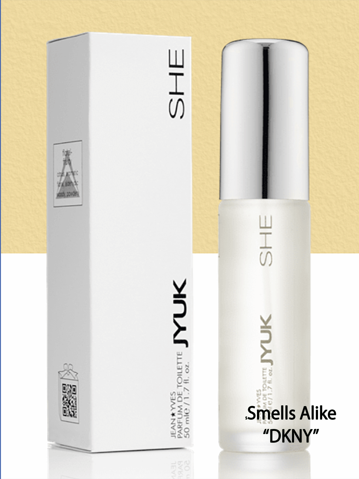 She JYUK SPARKLING, FRESH AND FEMININE. Simple yet sophisticated, She JYUK is a modern women’s fragrance. This clean, fresh perfume for women, perfectly combines a cocktail of citrus fruits with a hint of cardamom for a sweet and spicy finish