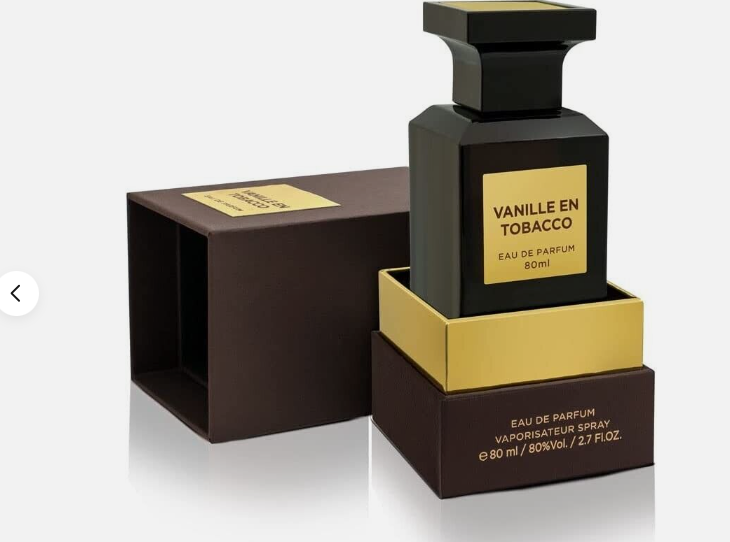 Vanille En Tobacco 80ml EDP By Fragrance World Strong Scent Ideal Gift